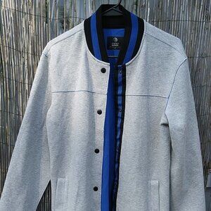 MPG Sport Sweatshirt Jacket - M - Blue Black Gray